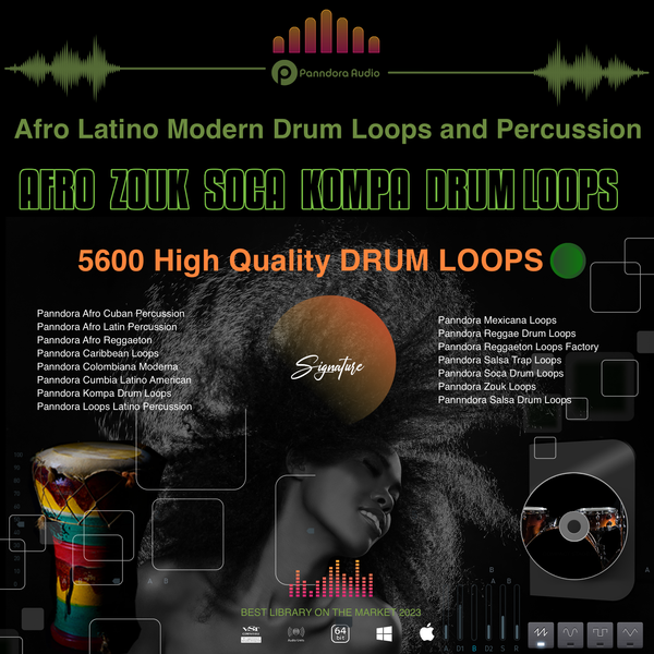 Afro Modern Drum Loops Collection Panndora Audio