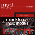 Mord Stage 2 and Mord Stage 3 Kontakt Piano Instrument Pack with Real Midi Pack