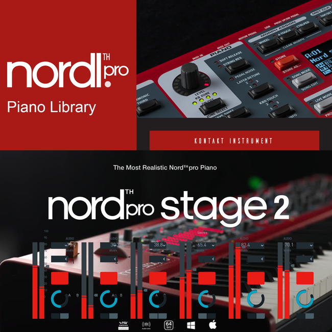 Nord Pro Stage 2 Kontakt Piano Instrument Panndora Audio