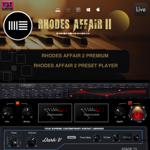 Audiolounge Rhodes Affair 2 Plug-In Mac and PC