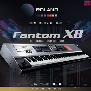 Roland Fantom X8 Kontakt Library Custom
