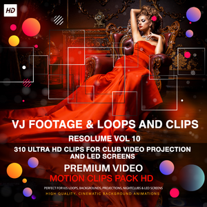 VJ Footage & Loops And Clips Resolume Vol 10