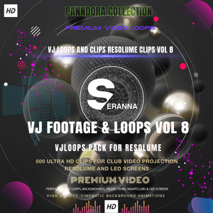 VJ Footage & Loops And Clips Resolume HD Vol 8