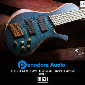 Panndora Audio Real MIDI Bass Lines VOL 1 - Panndora Audio