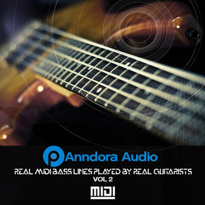 Panndora Audio Real MIDI Bass Lines VOL 2 - Panndora Audio