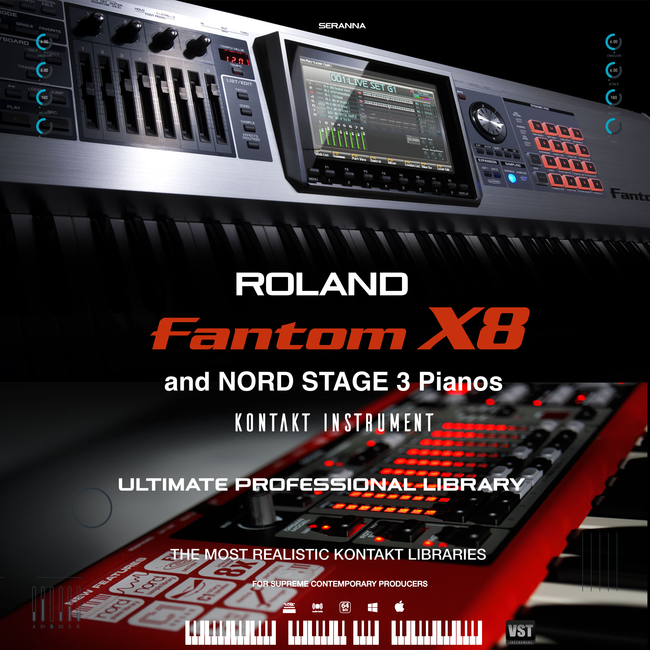Roland Fantom X8 Nord Pro Stages 3 Ultimate Pianos Panndora Audio
