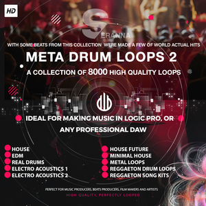 SERANNA AUDIO Meta Drum Loops - Panndora Audio