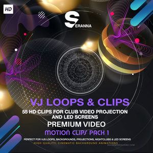 Seranna VJ Loops Pack Vol 1 - Panndora Audio